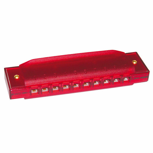 Voggenreiter Voggys Mundharmonika, Diatonische Richter-Harmonika in C, Instrument, Kinder, Kunststoff, Rot, 826