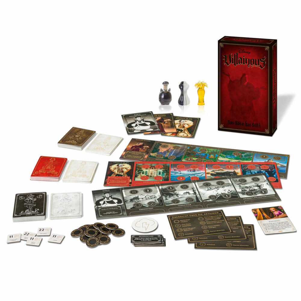 Ravensburger Board Games Disney Villainous - Evil has style, strategy game, expansion, game, 26958