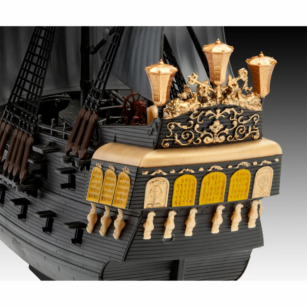 Revell Modellbausatz Black Pearl, Schiff, Easy Click System, ohne Kleben, 112 Teile, ab 10 Jahren, 05499