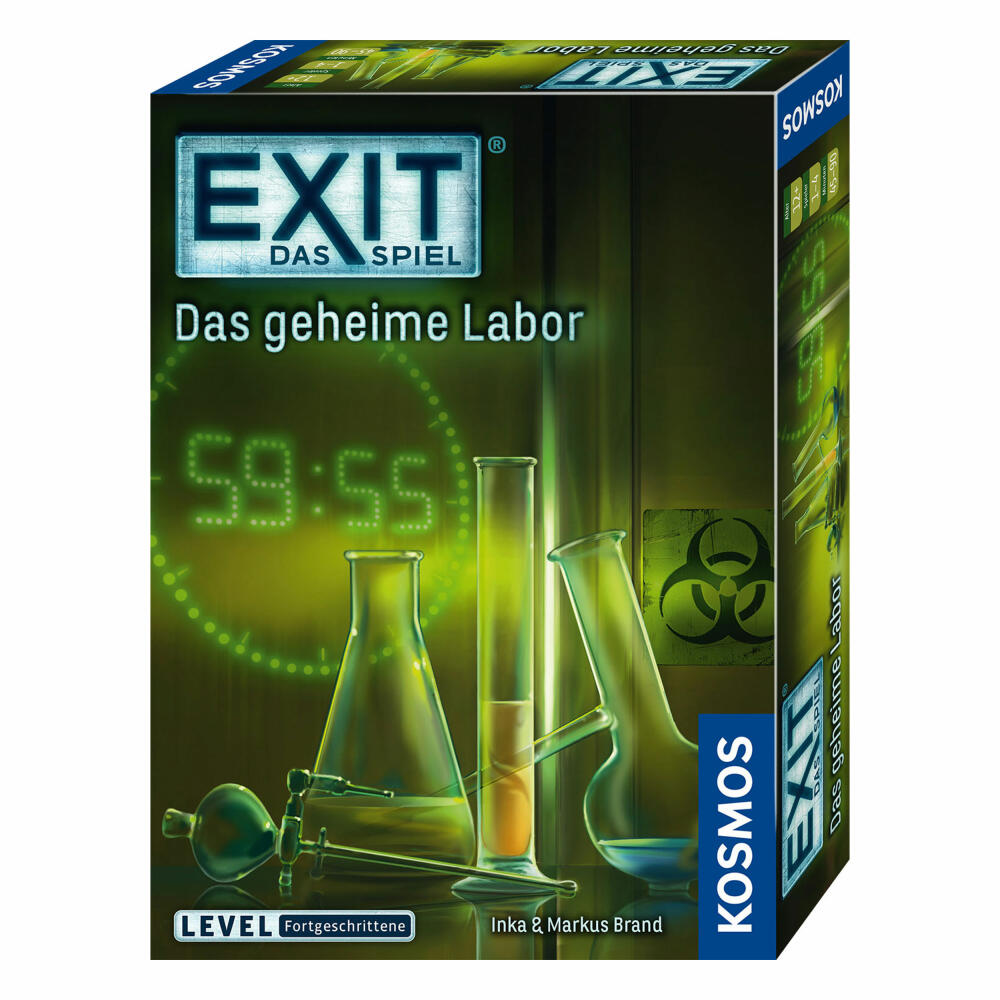 KOSMOS Exit - The Game - The Secret Laboratory, Escape Game, Game, Level Advanced, from 12 years, 692742