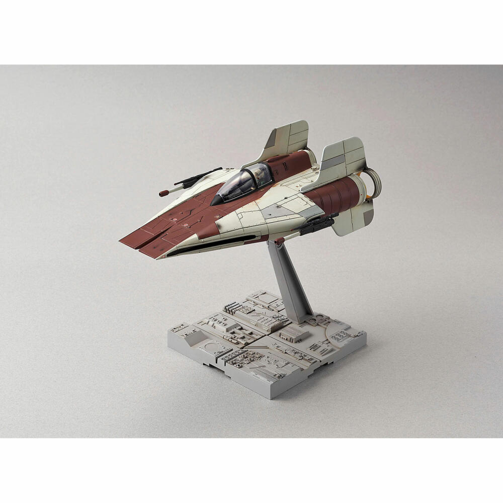 Revell model kit Bandai Star Wars A-Wing Starfighter, spaceship, 138 parts, 01210