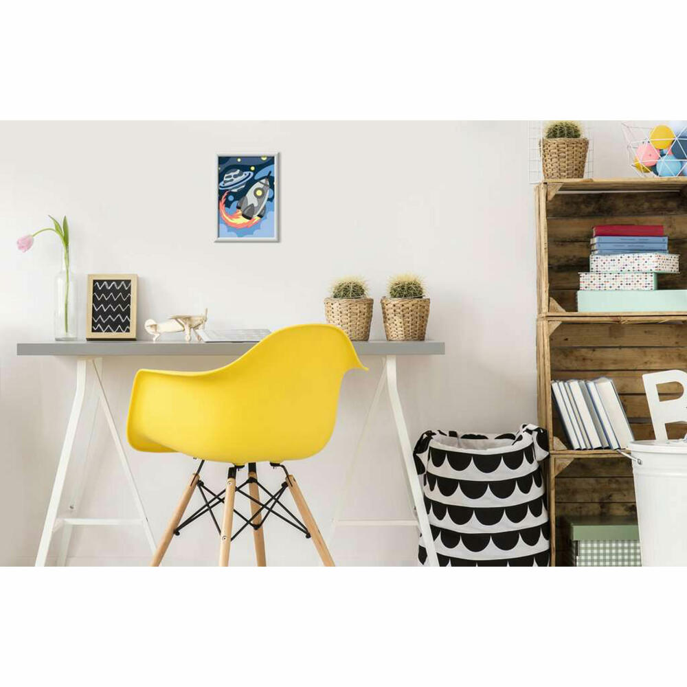 Ravensburger Paint by Numbers Space Adventure, Coloring Page, Painting Set, Painting, Children, 20292