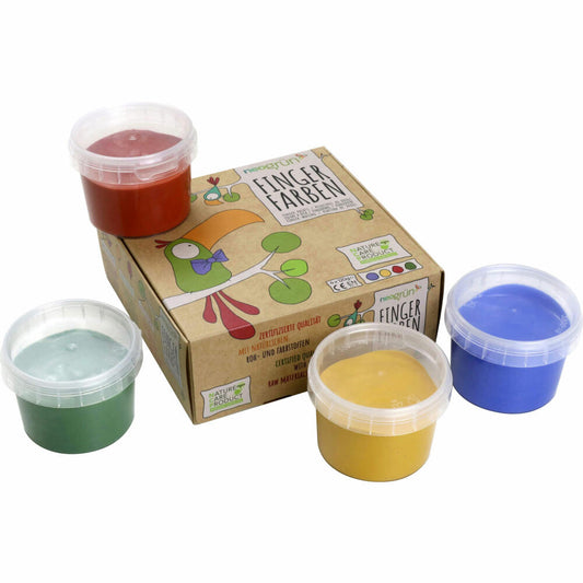 neo green finger paints set of 4 Aki