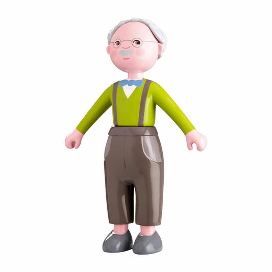 HABA Little Friends Opa Kurt, Kinder Spiel, Kinderpuppe, Puppenspiel, Biegepuppe, Spielzeug, 302008