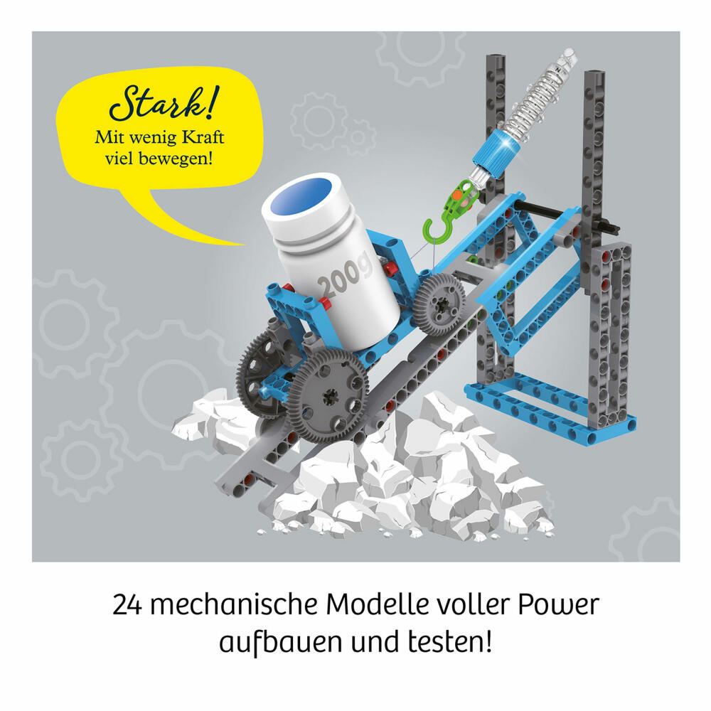 KOSMOS Simple Machines, Experimentierkasten, Physik, Technik Modelle, Modellbausatz, 620868