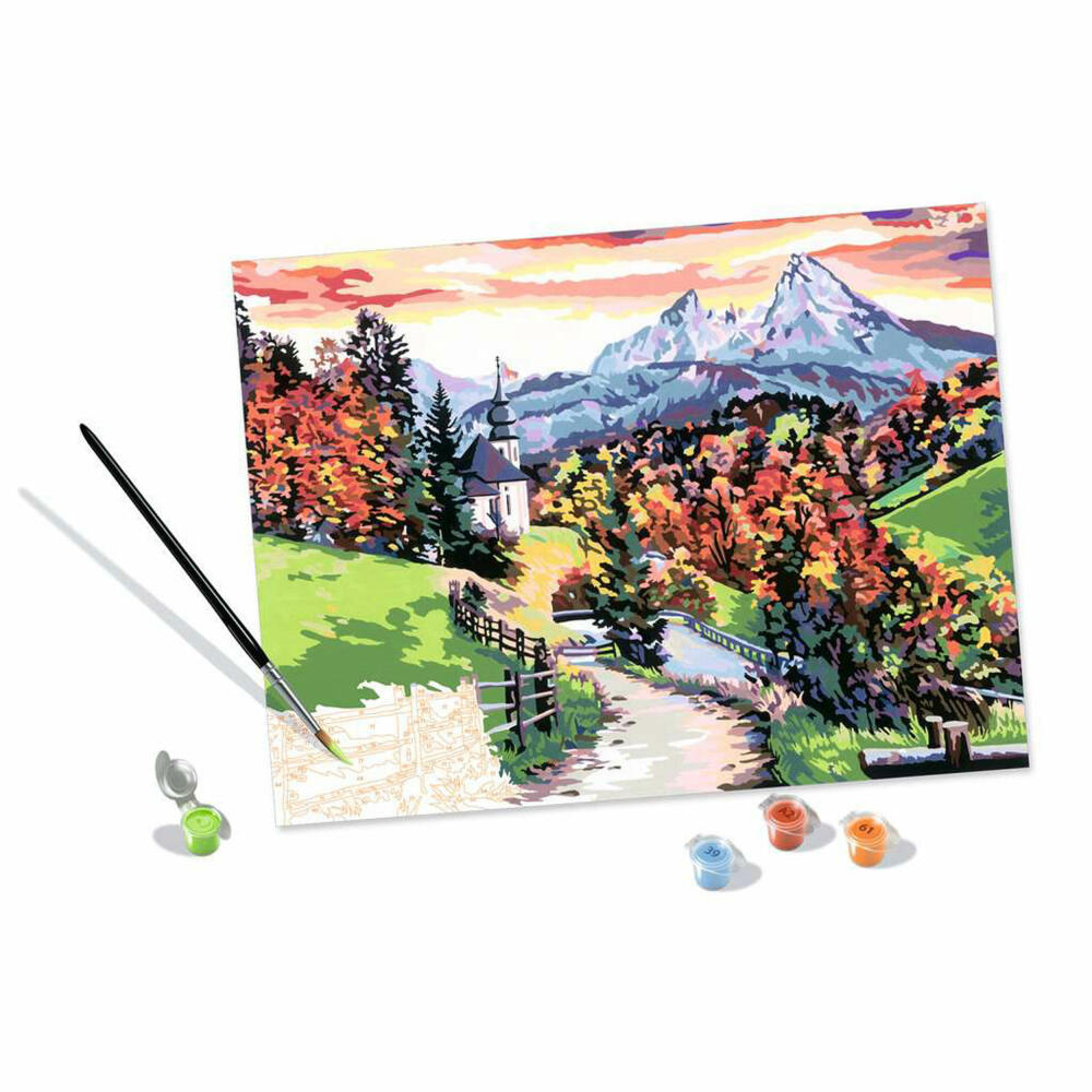 Ravensburger CreArt Beautiful Bavaria, Malen nach Zahlen, Malset, Malvorlage, Malen, 20274