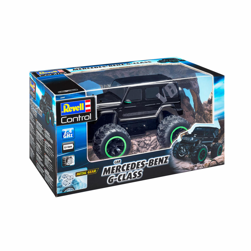 Revell Control RC Car Mercedes G-Klasse, ferngesteuerter Monster-Truck, 2.4 GHz, ab 8 Jahren, 24463