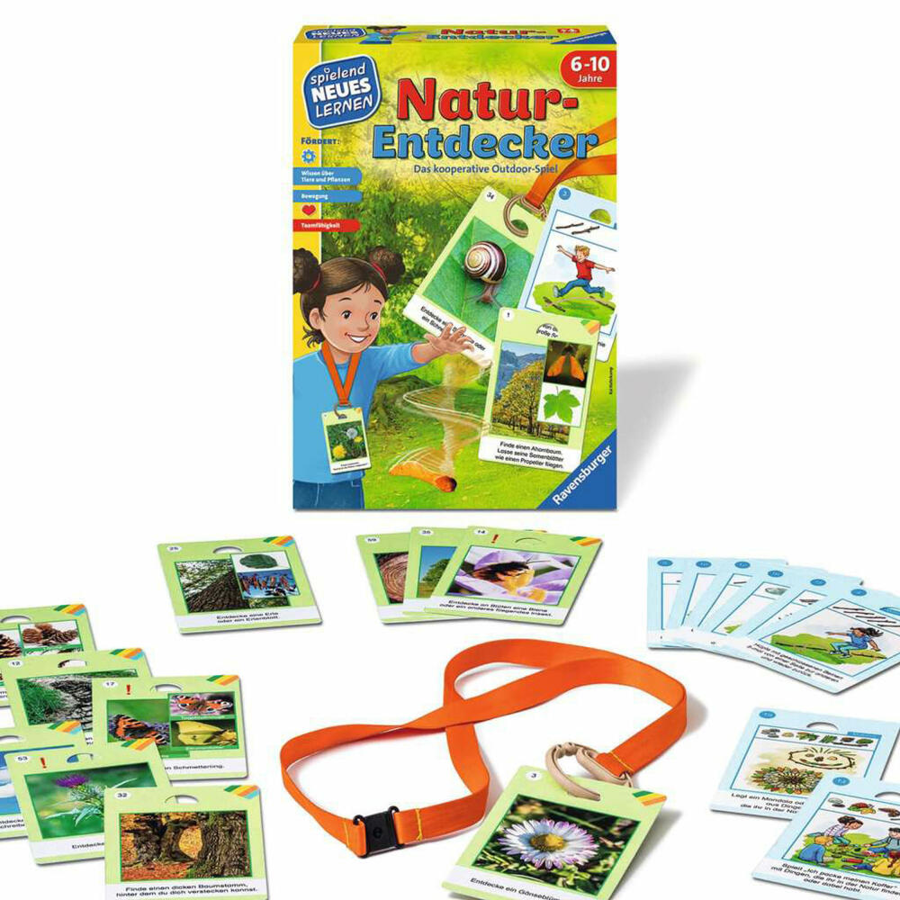 Ravensburger Nature Explorer, educational game, children's game, movement game, skill game, 25033