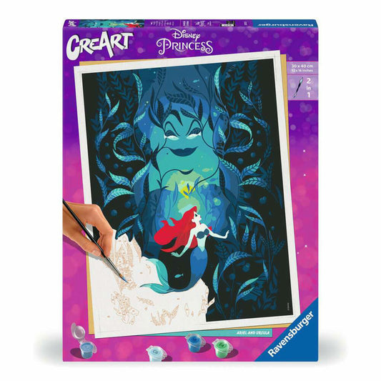 Ravensburger CreArt Ariel and Ursula, Malen nach Zahlen, Malset, Malvorlage, Malen, 23732
