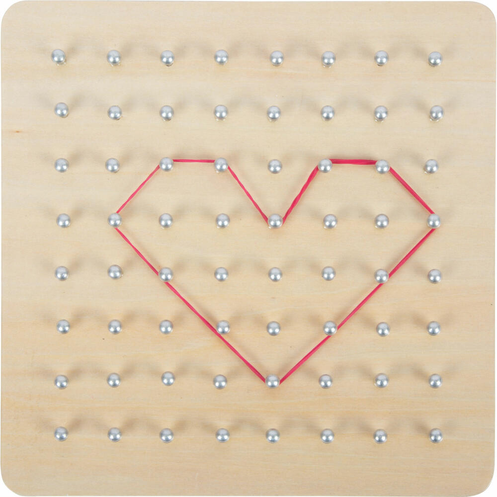 Legler small foot Geoboard, Kreativspielzeug, Geometrie, Spielzeug, Lernspielzeug, Holz, 11977