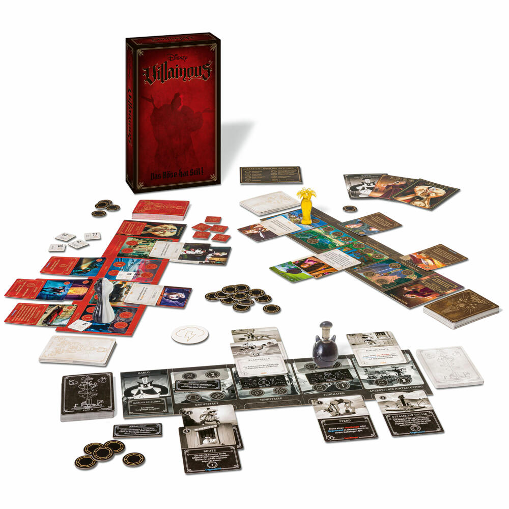 Ravensburger Board Games Disney Villainous - Evil has style, strategy game, expansion, game, 26958