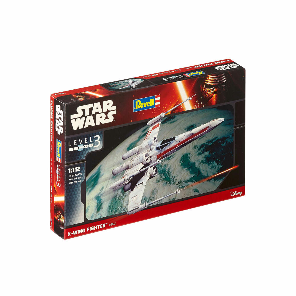 Revell Modellbausatz Star Wars X-Wing Fighter, Raumschiff, 21 Teile, 03601