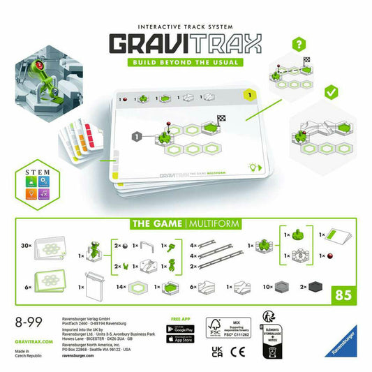 Ravensburger GraviTrax THE GAME multiform, Denkspiel, Logikspiel, Konstruktionsspiel, 27477
