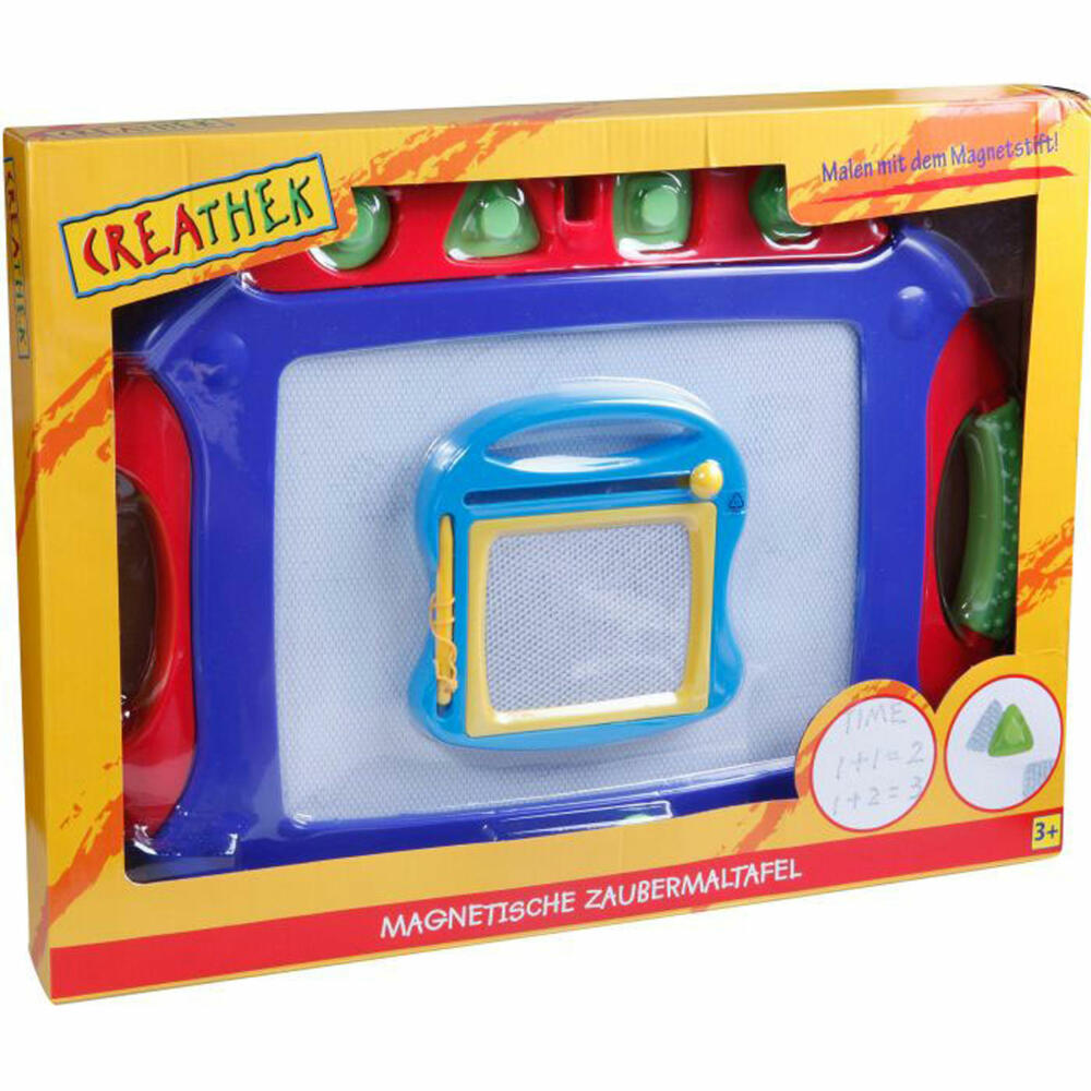 Creathek Magnetic Painting Board 2 in 1 with 4 Stamps