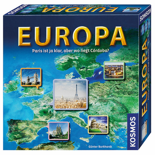 KOSMOS Family Games Europe, Knowledge Game, Geography Game, from 10 years, 692636
