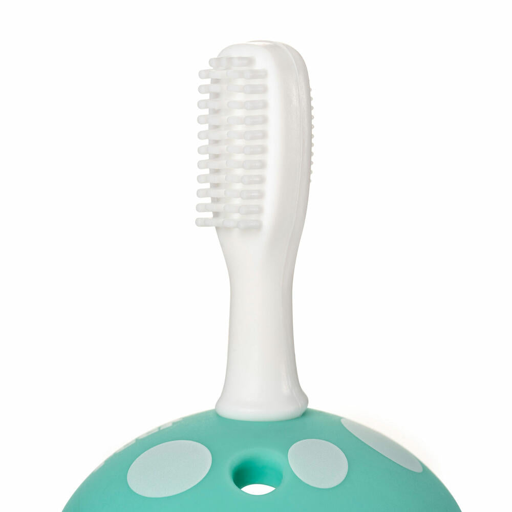reer BabyCare Zahnputz-Trainer, 2-tlg., Zahnpflege, Lernzahnbürste, Zahnbürste, Baby, 79253