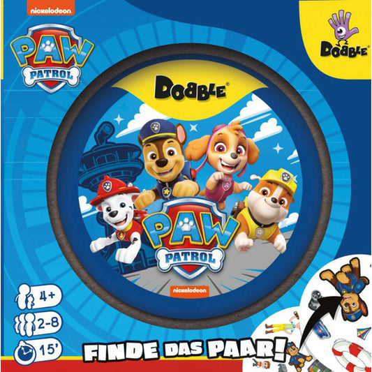 Asmodee Dobble Paw Patrol, card game, children's game, board game, ages 4 and up, ZYGD0033