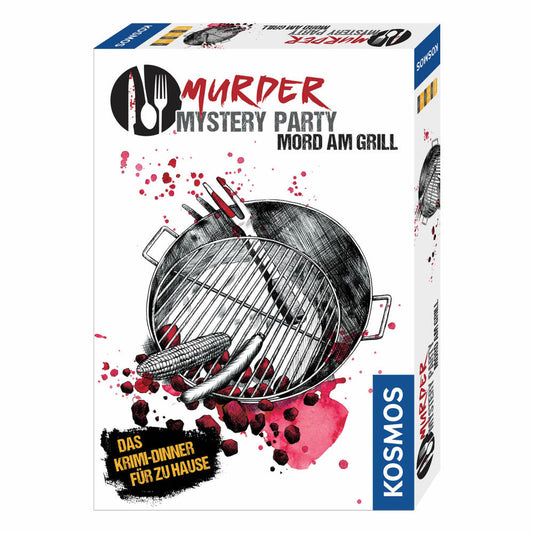 KOSMOS Murder Mystery Party Mord am Grill Gesellschaftsspiel, Krimi Spiel, Krimi Dinner, Crime,695118