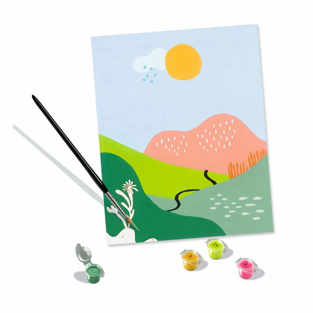 Ravensburger CreArt In the Mountains, Malen nach Zahlen, Malset, Malvorlage, Malen, 23643