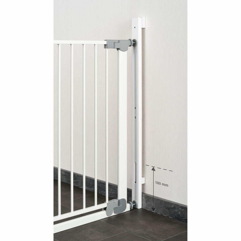 reer WallFlex Bodenleistenset, Befestigungsleisten für Schutzgitter, Kindersicherung, Kinder Sicherung, 46060