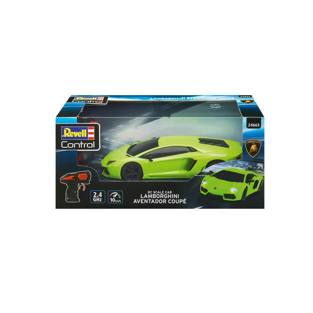 Revell Control RC Scale Car Lamborghini Aventador Coupé, Ferngesteuertes Auto, Spielzeug, ab 8 Jahre, 24663