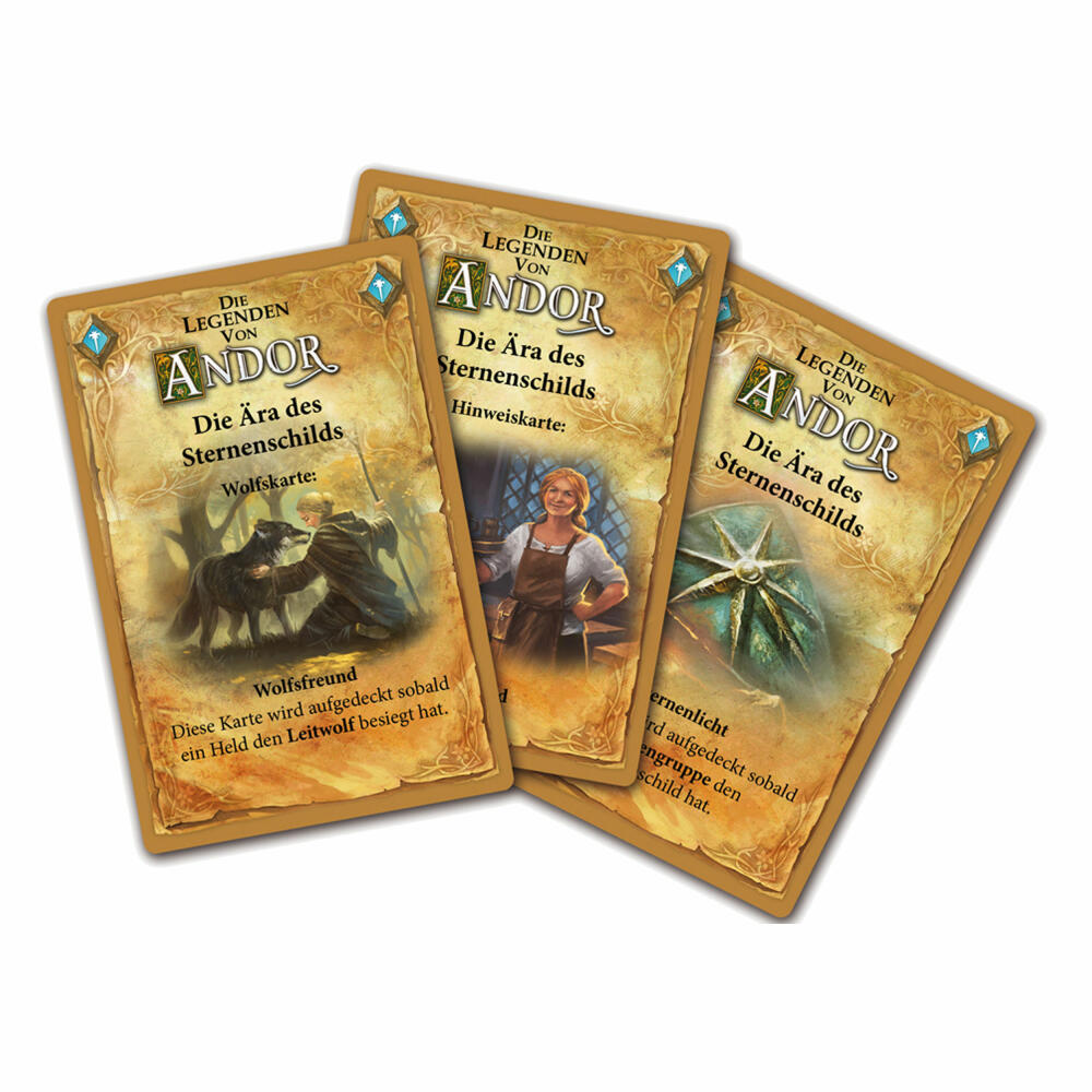 KOSMOS The Legends of Andor - The Star Shield, Expansion to the Basic Game, Adventure and Strategy, Game, Ages 10 and Up, 691936