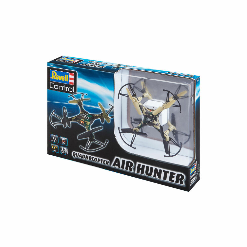 Revell Control Quadcopter Air Hunter, ferngesteuerte Drohne, 2.4 GHz, ab 8 Jahren, 23860