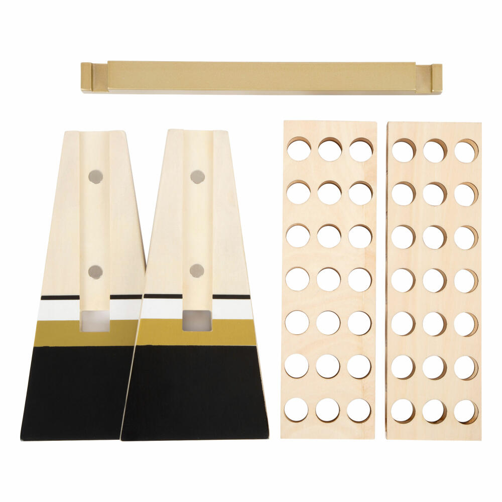 Legler Vier in einer Reihe Gold Edition, Gesellschaftsspiel, für 2 Spieler, Holz, 12219