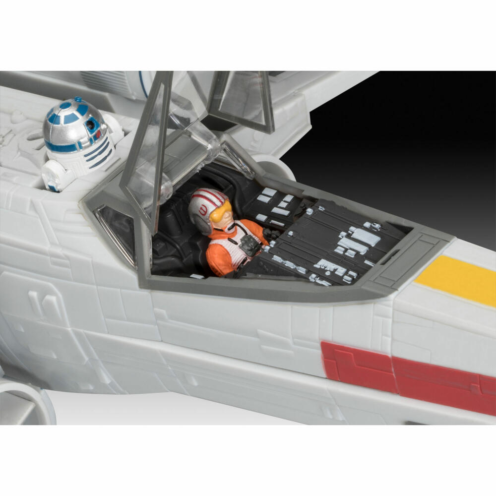 Revell Modellbausatz X-Wing Fighter, Star Wars Raumschiff, Easy Click System, ohne Kleben, 93 Teile, ab 10 Jahren, 06890