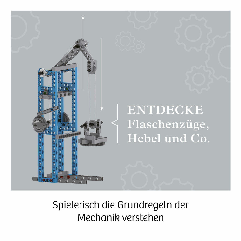 KOSMOS Simple Machines, Experimentierkasten, Physik, Technik Modelle, Modellbausatz, 620868