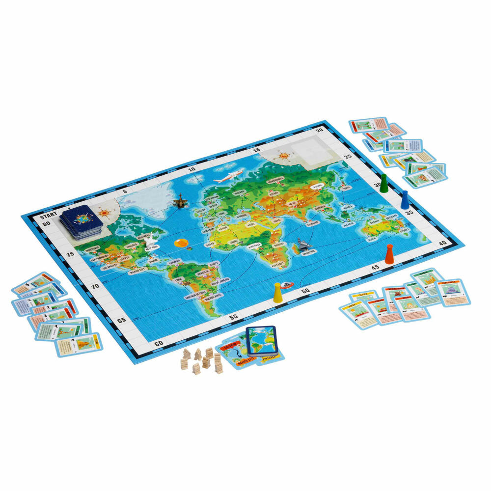 KOSMOS Journey around the World, Geography Game, Geography Geography Game, from 8 years, 692773