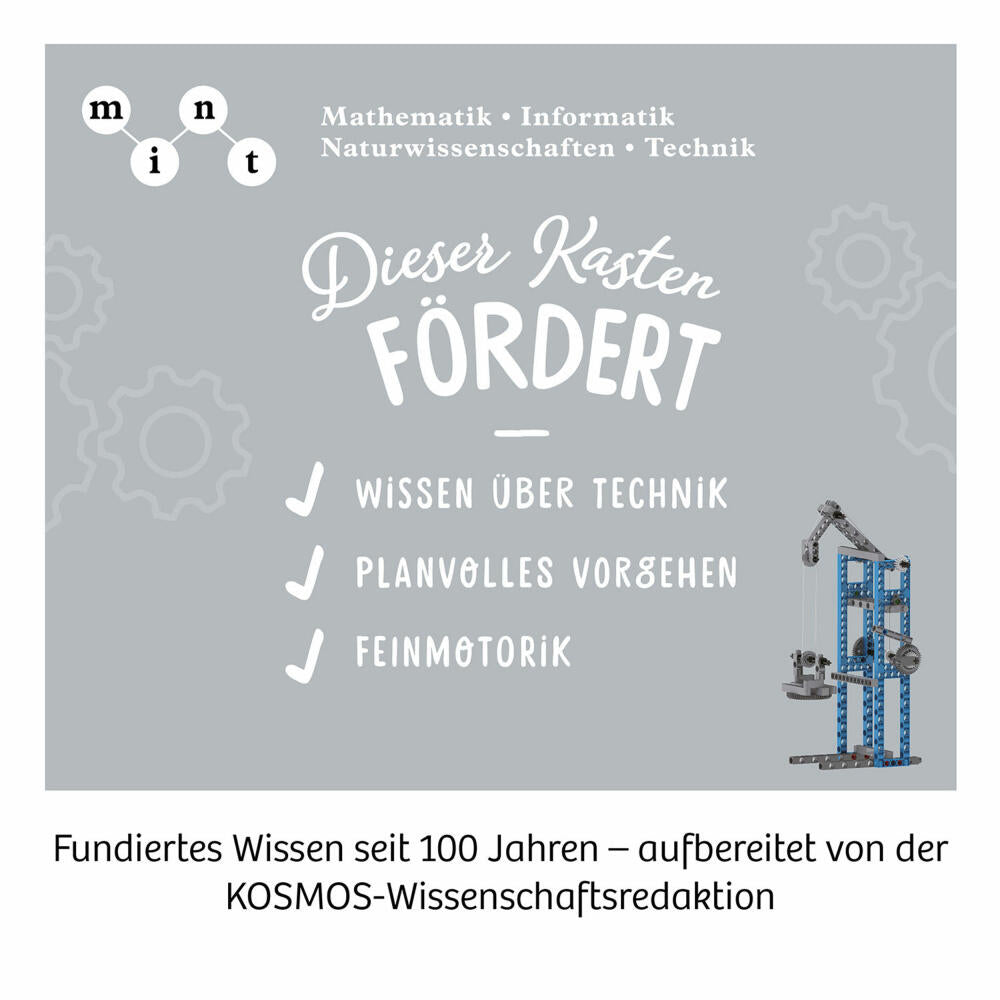 KOSMOS Simple Machines, Experimentierkasten, Physik, Technik Modelle, Modellbausatz, 620868