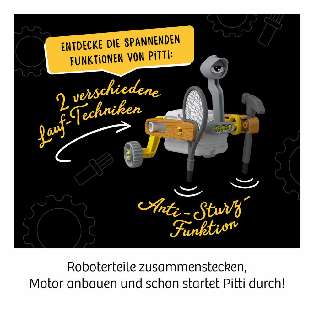 KOSMOS ReBotz - Pitti der Walking-Bot, Roboter, Experimentierkasten, Bots, Spielzeug, 602581
