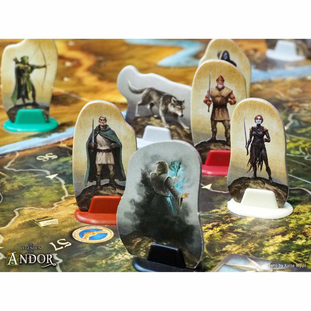 KOSMOS The Legends of Andor - Dark Heroes, Supplement to the Basic Game and for Part III, Adventure and Strategy, Game, Ages 10 and Up, 692841