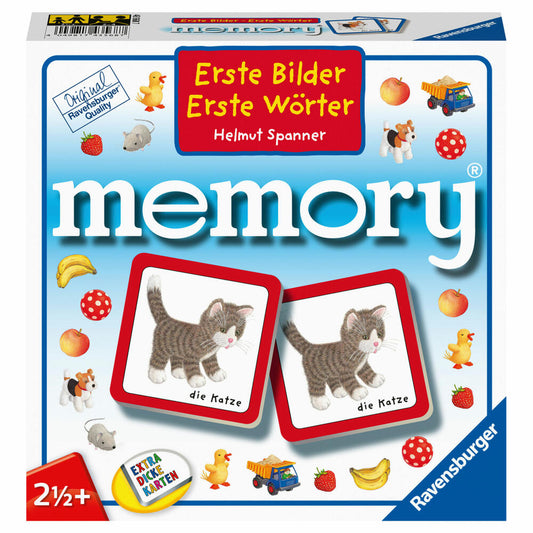 Ravensburger Funny Children's Games First Pictures-First Words memory, memory game, card game, children's game, 88688