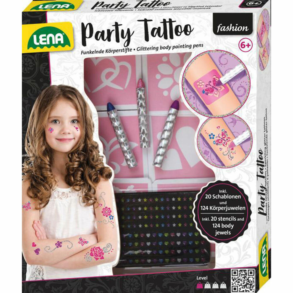 SIMM LENA Party Tattoo, folding box
