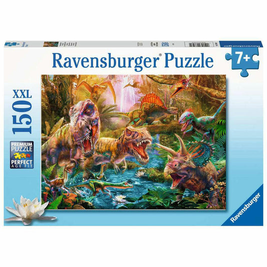 Ravensburger Children's Puzzle Gathering of Dinosaurs, Children's Puzzle, Puzzles, 150 Pieces XXL, from 7 Years, 13348