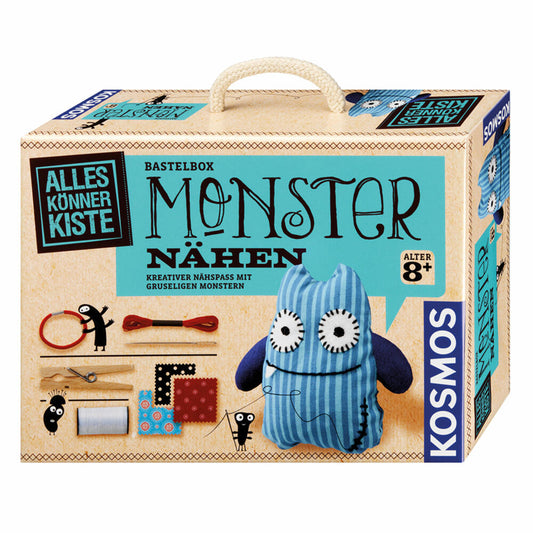 KOSMOS All-rounder box sewing monsters, craft box, sewing fun with monsters, from 8 years, 604080