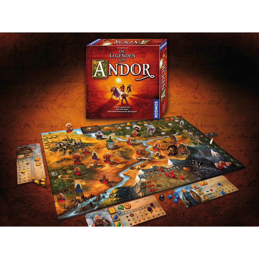 KOSMOS The Legends of Andor, Adventure Game, Strategy Game, Game, Ages 10 and Up, 691745