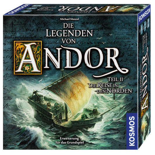 KOSMOS The Legends of Andor - Part II The Journey to the North, Expansion to the Basic Game, Adventure and Strategy, Game, Ages 10 and Up, 692346