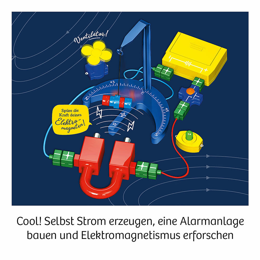 KOSMOS Elektro & Co., Technik, Modellbausatz, Spielzeug, Basteln, Bauen, ab 8 Jahre, 620639