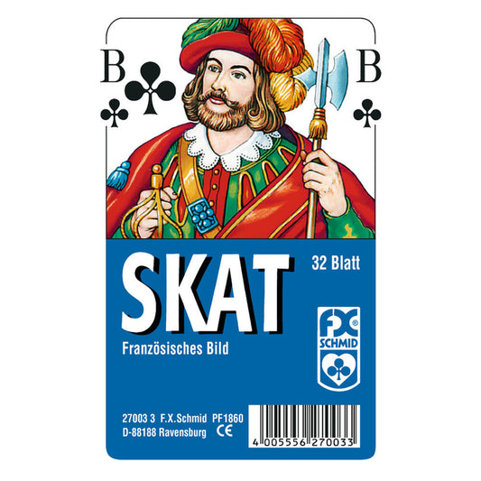 Ravensburger FX Schmid Skat French Picture, Skat Game, Traditional Playing Cards, Card Game, Card Game, Clear Box, 27003 3