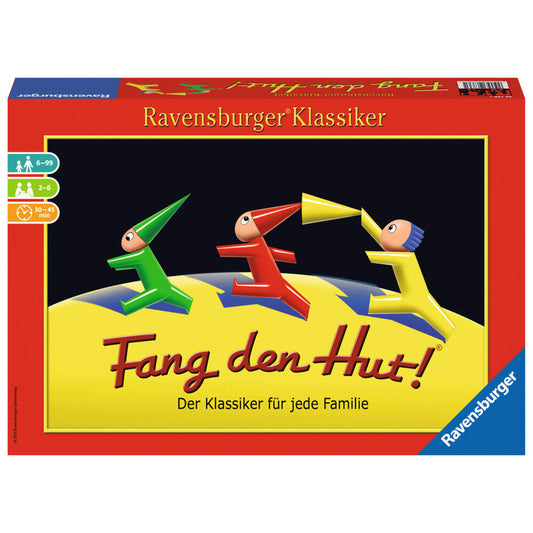 Ravensburger Classic Catch the Hat!, Dice Running Game, Dice Game, Classic, Board Game, Parlor Game, Family Game, 26736 1