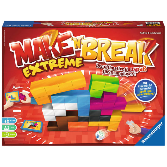 Ravensburger Family Games Make 'n' Break Extreme, Skill Game, Dice Game, Building Fun, Board Game, Family Game, 26751 4