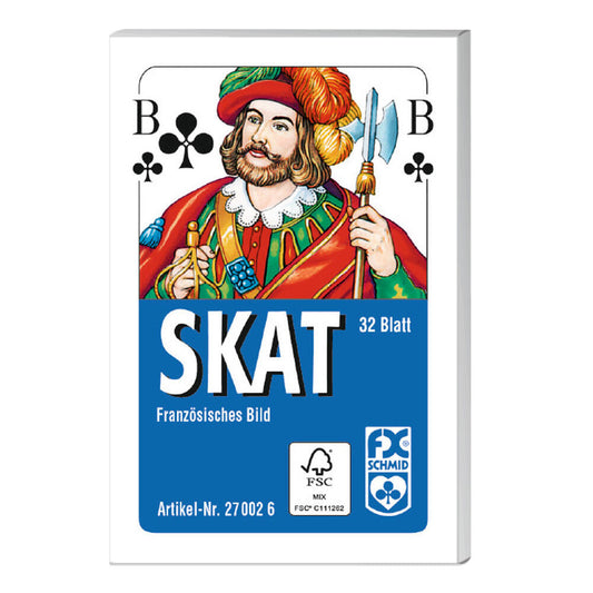 Ravensburger FX Schmid Skat French Picture, Skat Game, Traditional Playing Cards, Card Game, Card Game, Folding Box, 27002 6