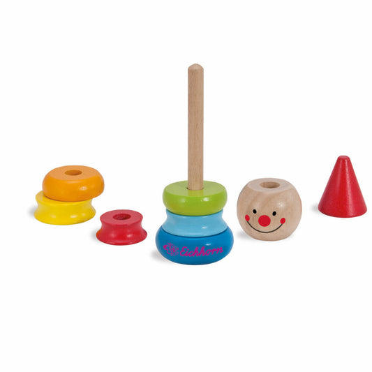 Eichhorn plug-in figure, Kasper, plug-in game, figure, educational game, skill game, motor skills training, wood, 100005055