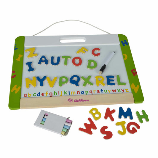Eichhorn Hänge-Magnettafel, Kreidetafel, Schreibtafel, Lernen, Schreiben, Malen, Kinder, Spielzeug, 33-tlg., 100002577