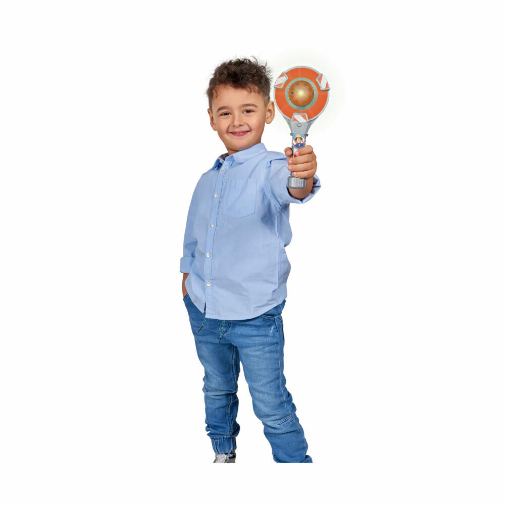 Simba Fireman Sam Traffic Trowel, Signal Trowel, with Light Function, Toy, Children, 109252440