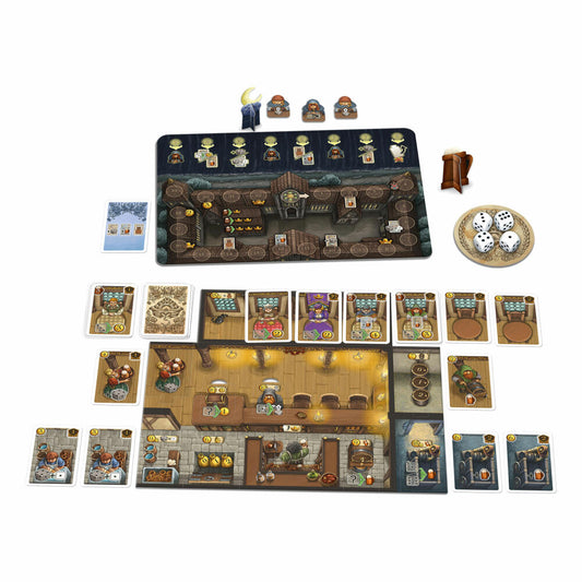 Schmidt Spiele Familienspiel Die Tavernen im Tiefen Thal, Strategiespiel, Strategie Spiel, Ab 10 Jahre, 49351