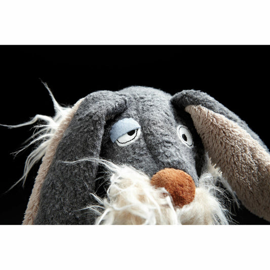 sigikid Beasts Hase I Waas Nix, Kuscheltier, Plüschtier, Schmusetier, Kuschel Tier, Plüsch, Baumwolle / Polyester, H 35 cm, 38415